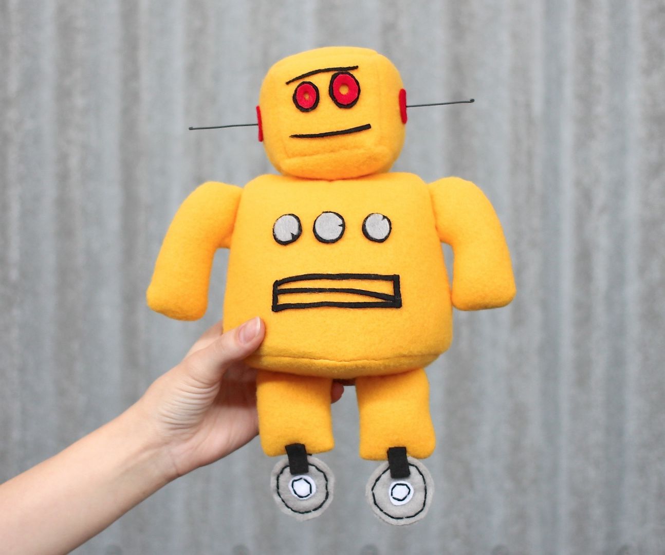 Sew Your Own Instructables Robot Plushie