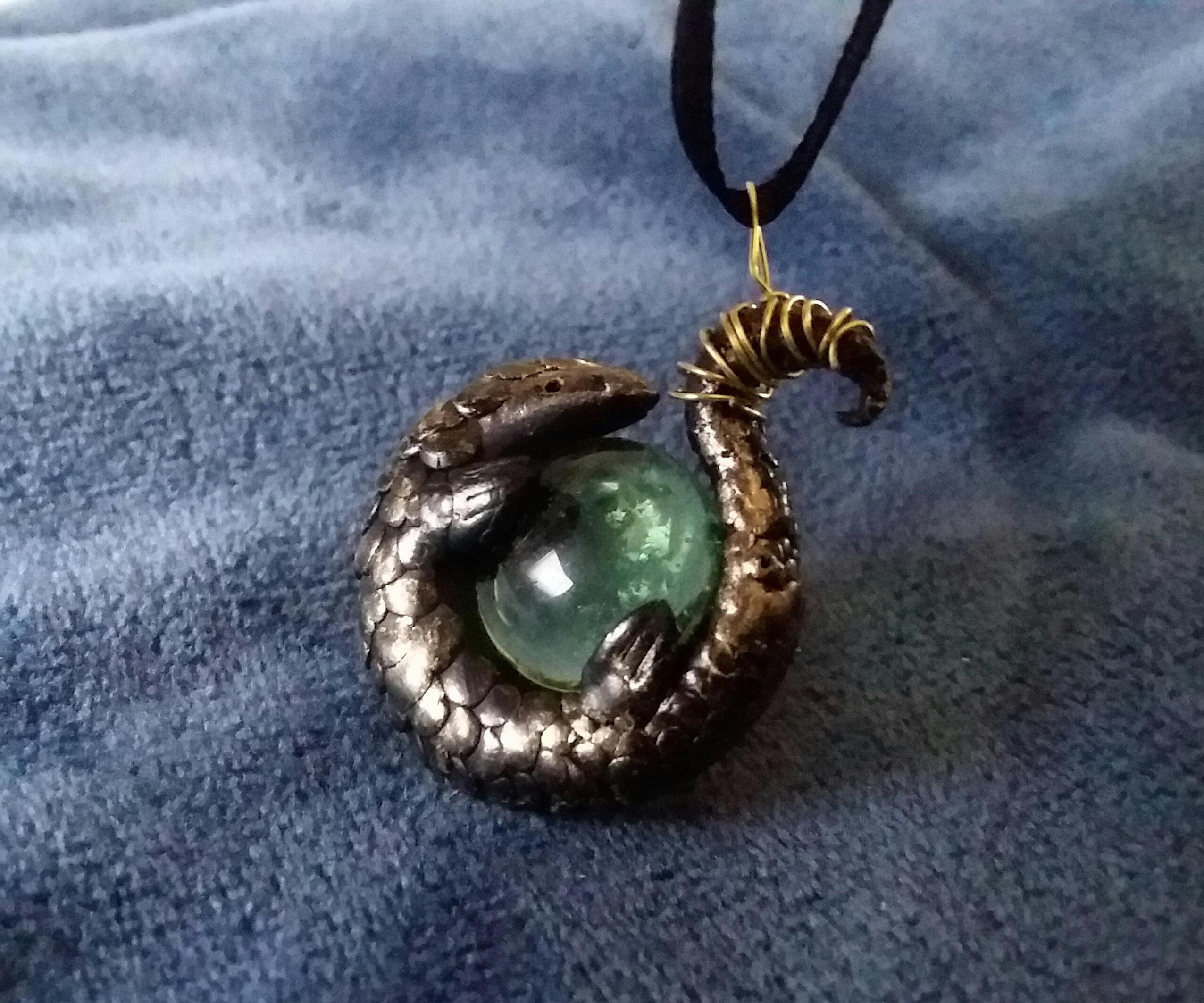 Polymer Clay Pangolin Charm