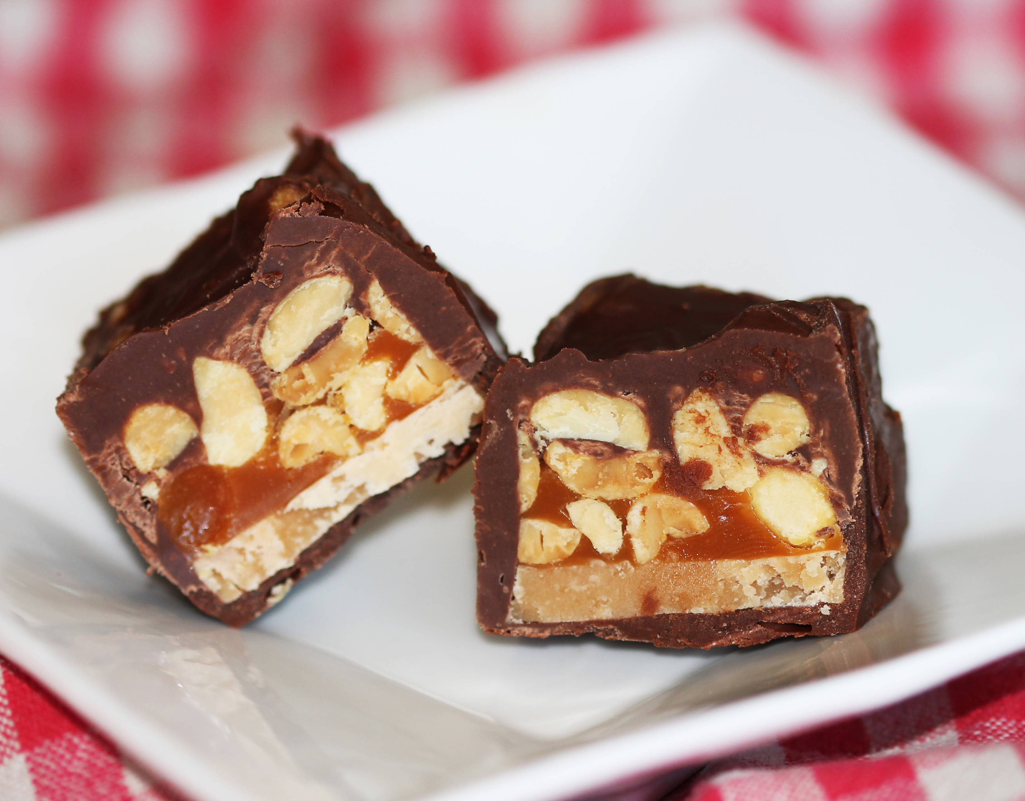 Homemade Baby Ruth Candy Bars