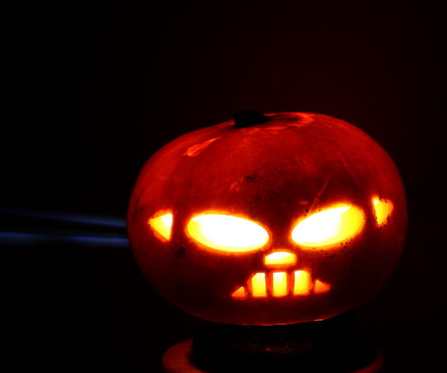 CNC Machine Carved Pumpkin