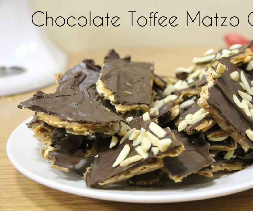 Chocolate Toffee Matzo Crack