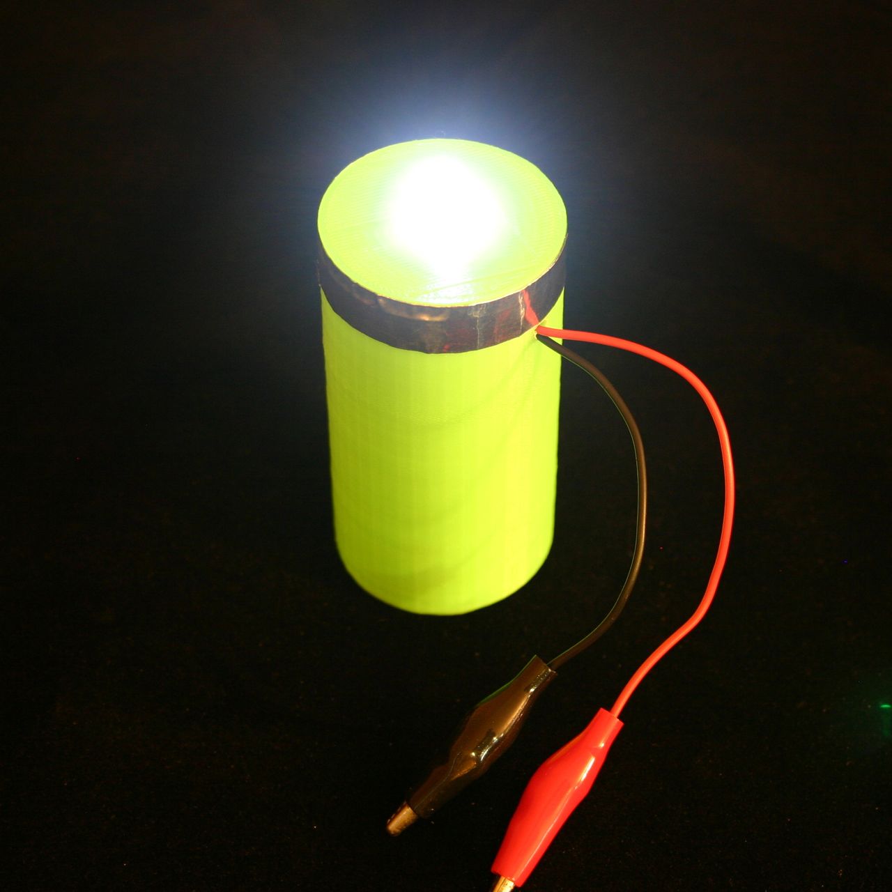 Ultracapacitor 3d Printed Flashlight