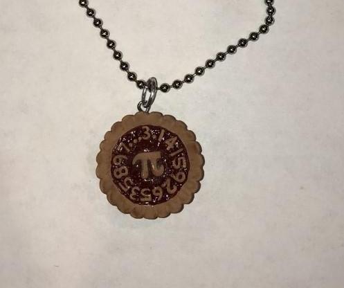 Pi Pie Necklace Charm