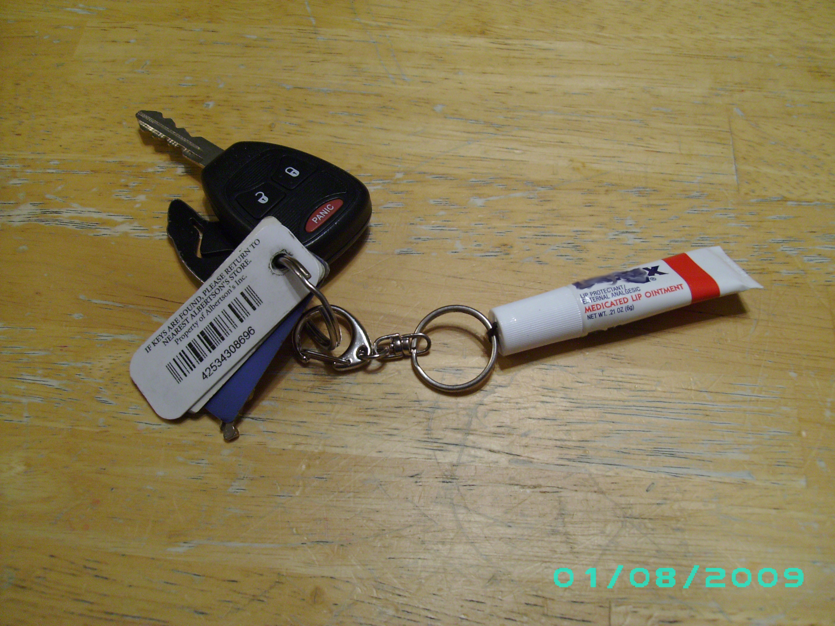 Lip Balm Key Chain