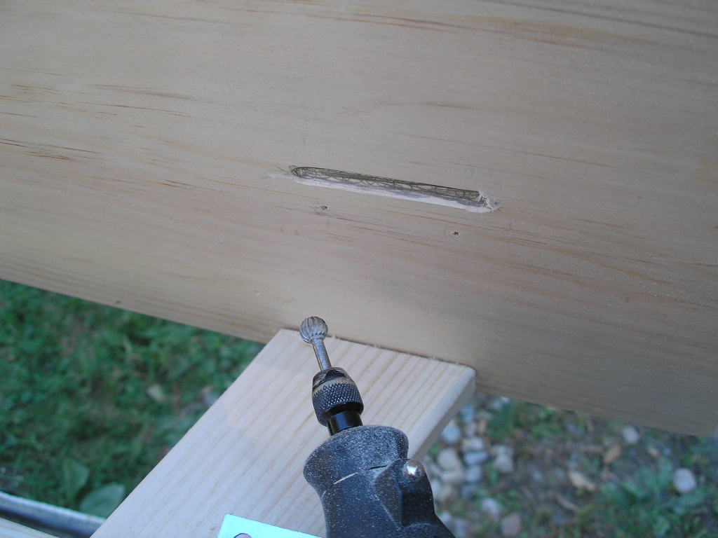 C:\Documents and Settings\Wtarzia\Desktop\Folding desk for Instructables\11 carving hinge hole for low profile.jpg