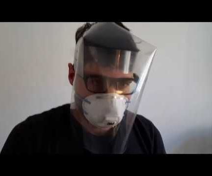 Face Shield Covid-19 Lasercut One Material