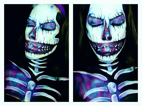 Galaxy Skull Body Paint