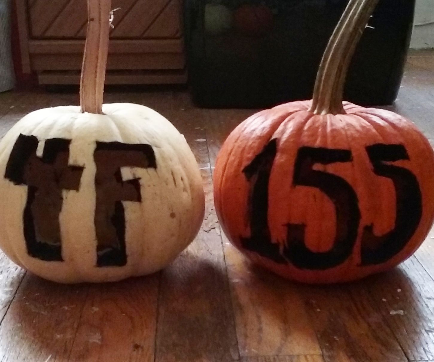 House & Apartment Number Pumpkins