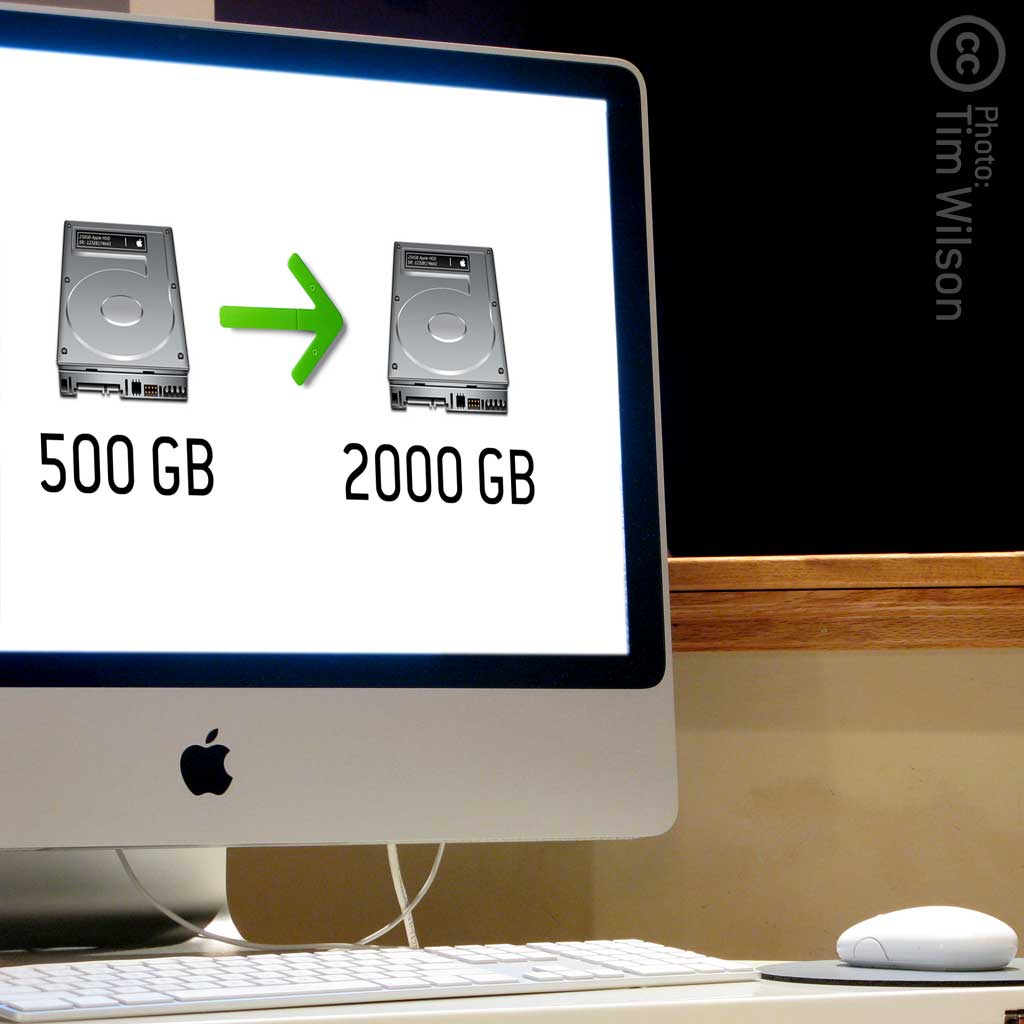 Changing an iMac's HDD