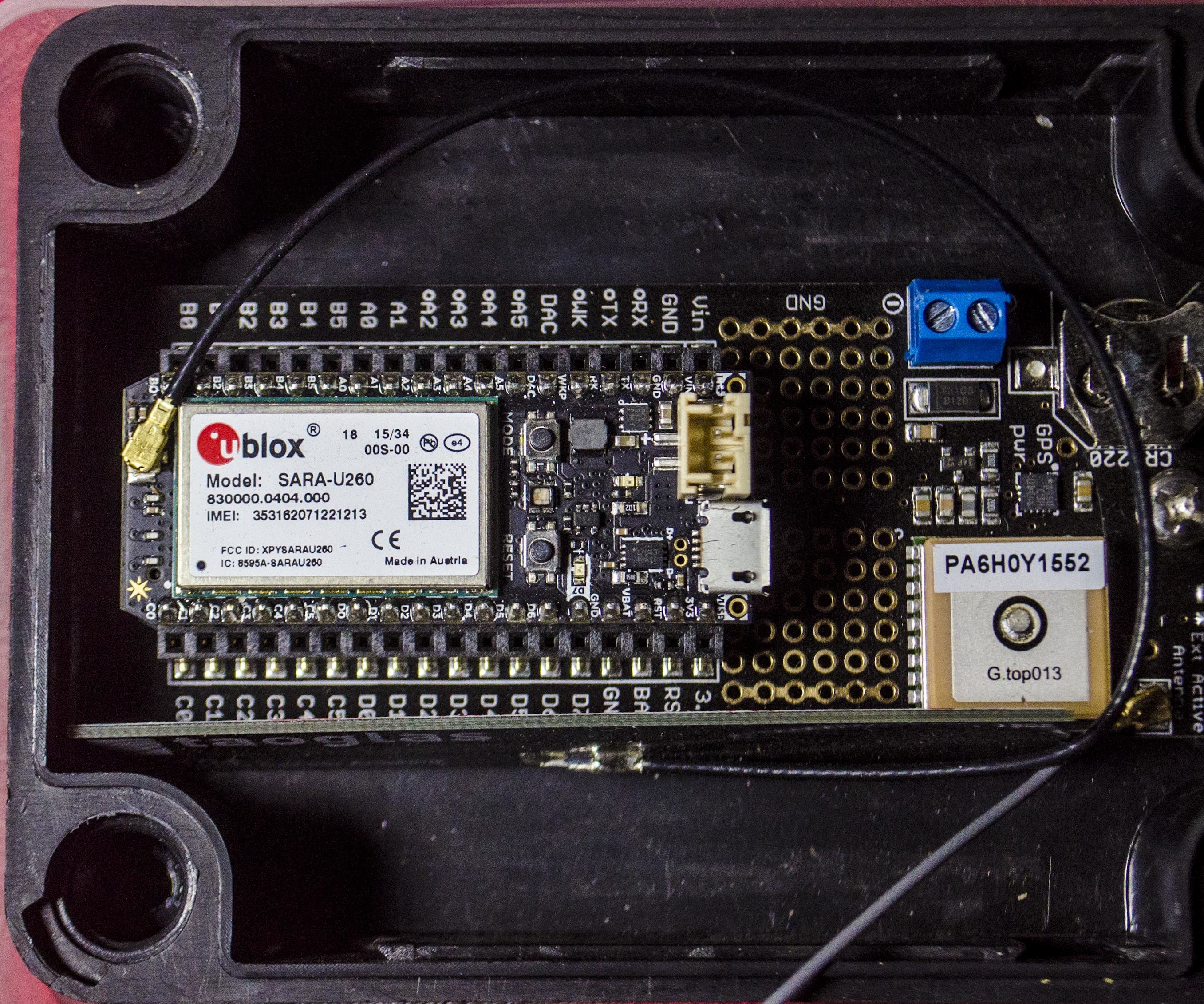 Particle Electron + GPS + AppEngine