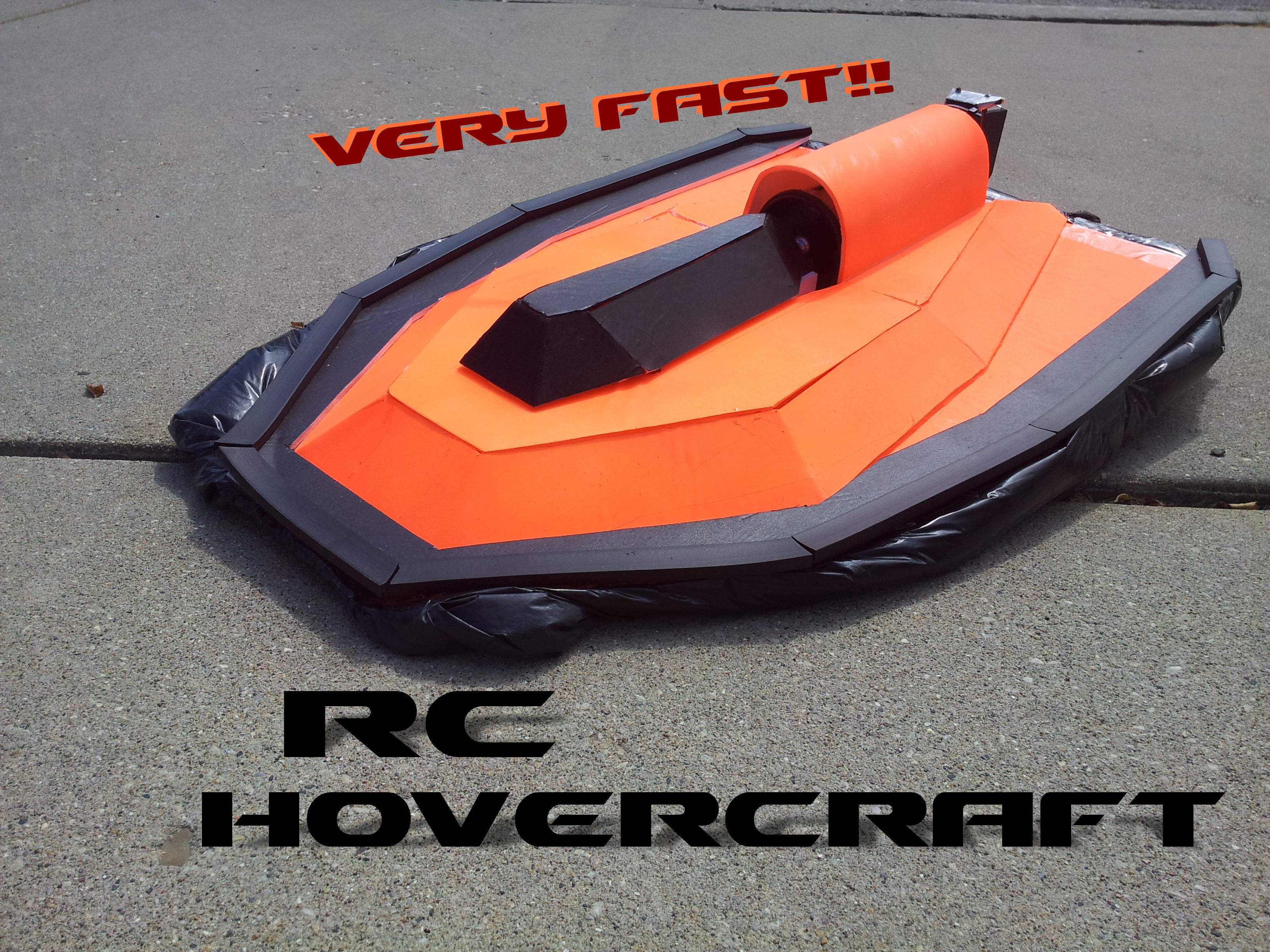 Very Fast RC Hovercraft