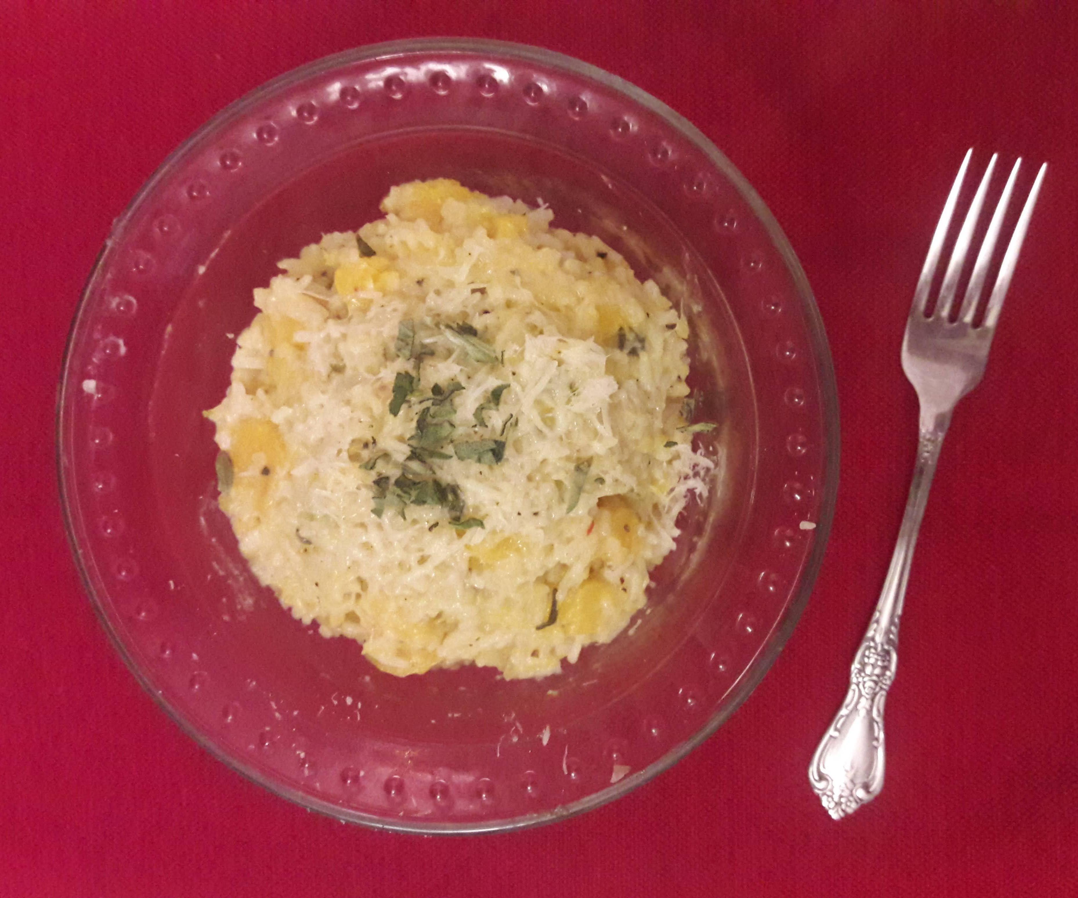 Butternut Squash Risotto in a Pressure Cooker
