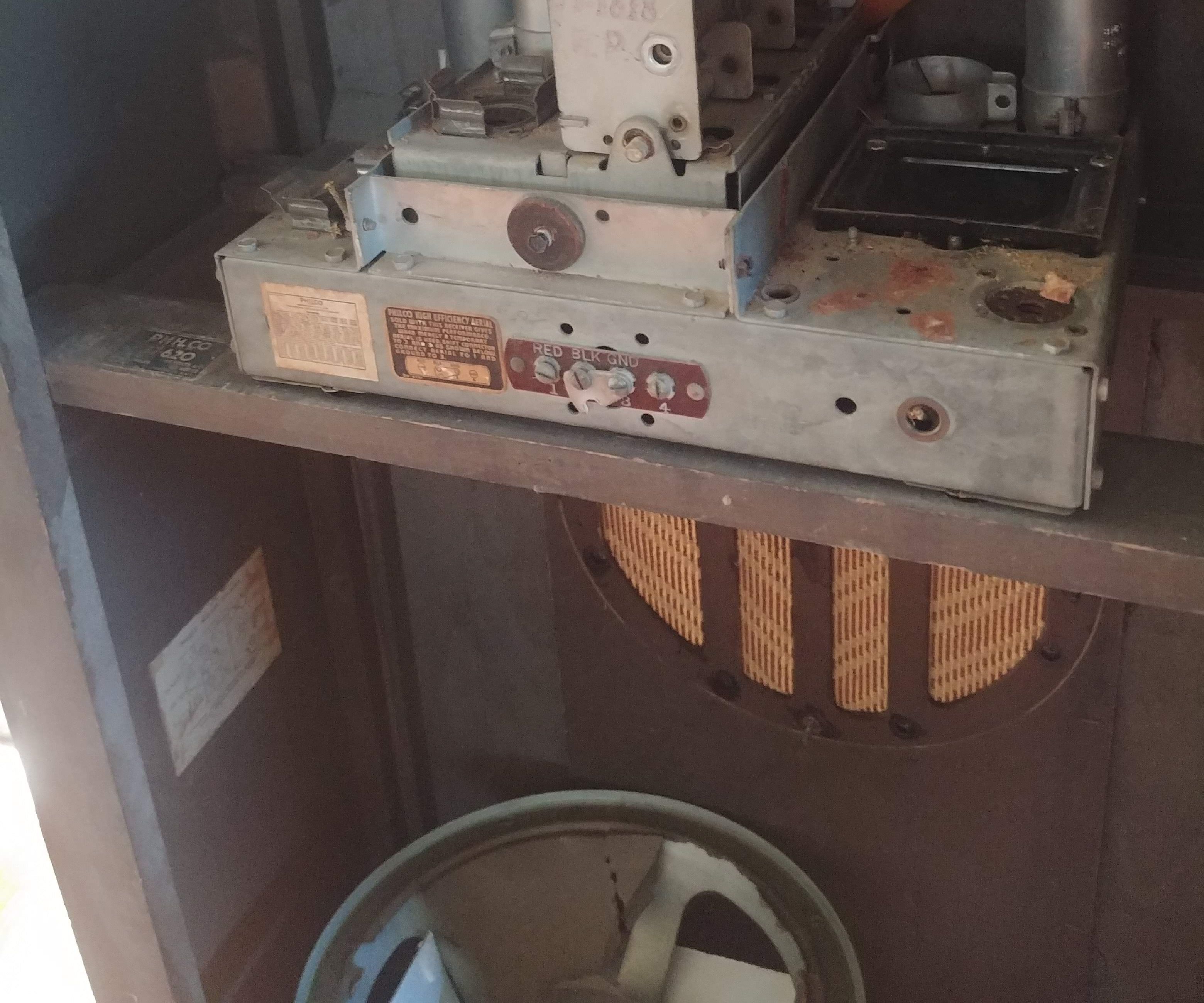 Amazon Echo Inside Antique Radio