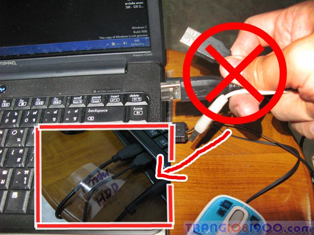 Identify label for  usb cables