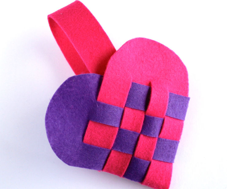 Woven Heart Basket