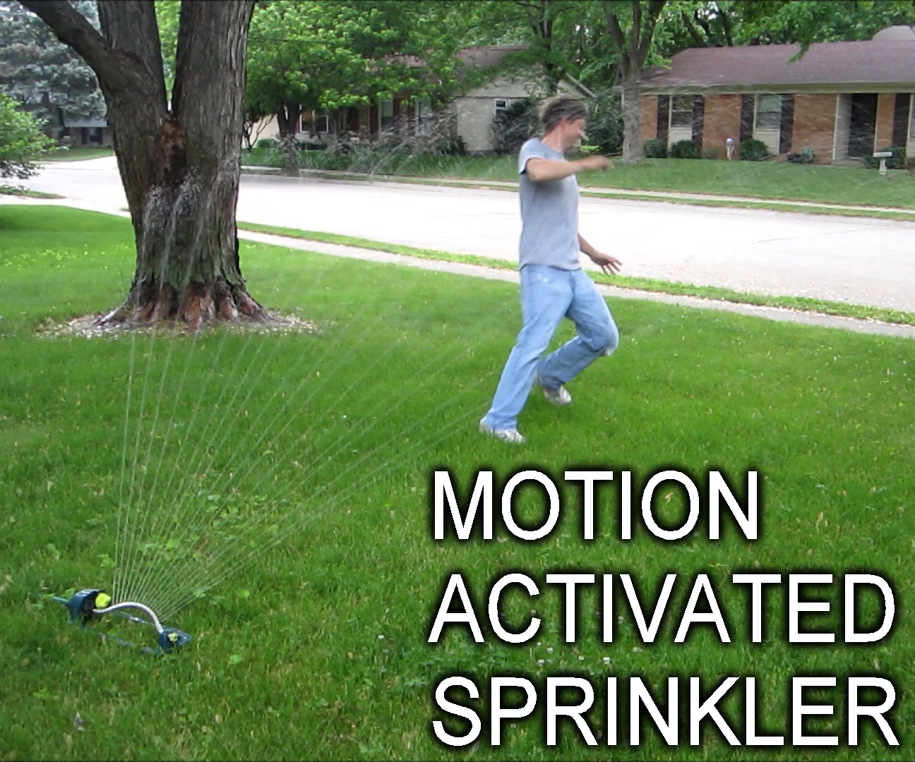 Keep Unwanted Visitors Away With a Motion Activated Sprinkler