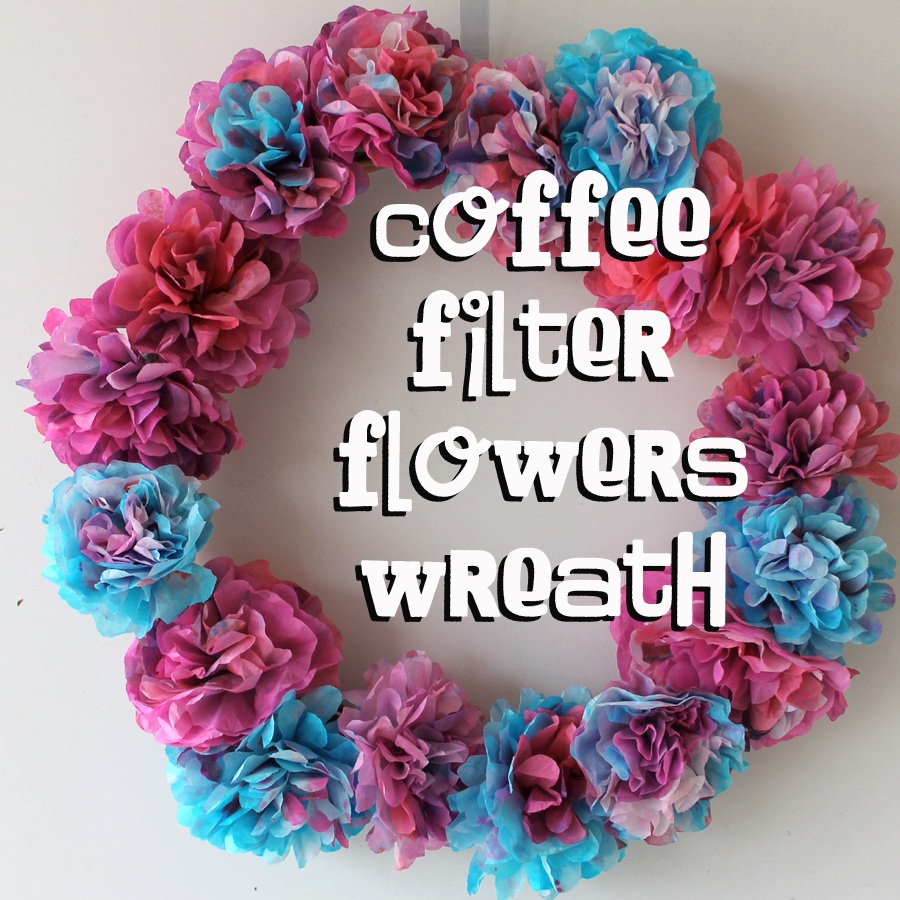 coffee filter tutorial diy how to and wreath for spring fornt door curb appeal cheap dollar store (5).jpg