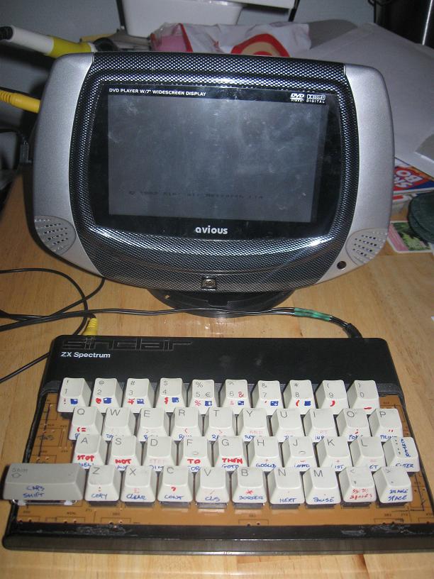 Temporarly Keyboard for ZX Spectrum
