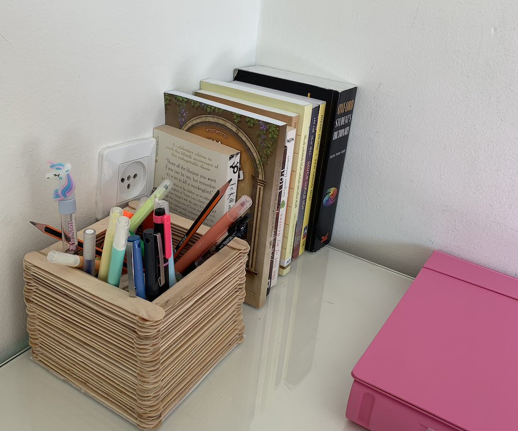 From a Popsicle Stick to Desk Organizer 