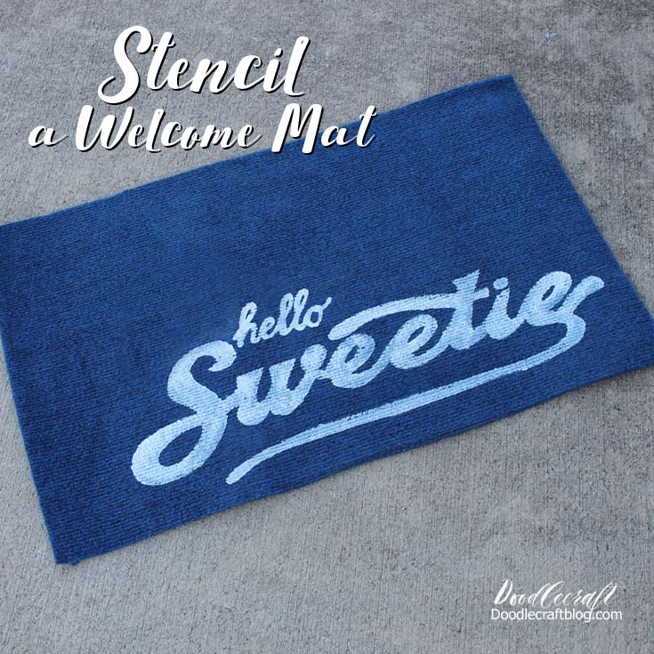 doctor who hello sweetie welcome mat front door porch river song matt smith 12 days of doctor who dw doodlecraft (18).JPG