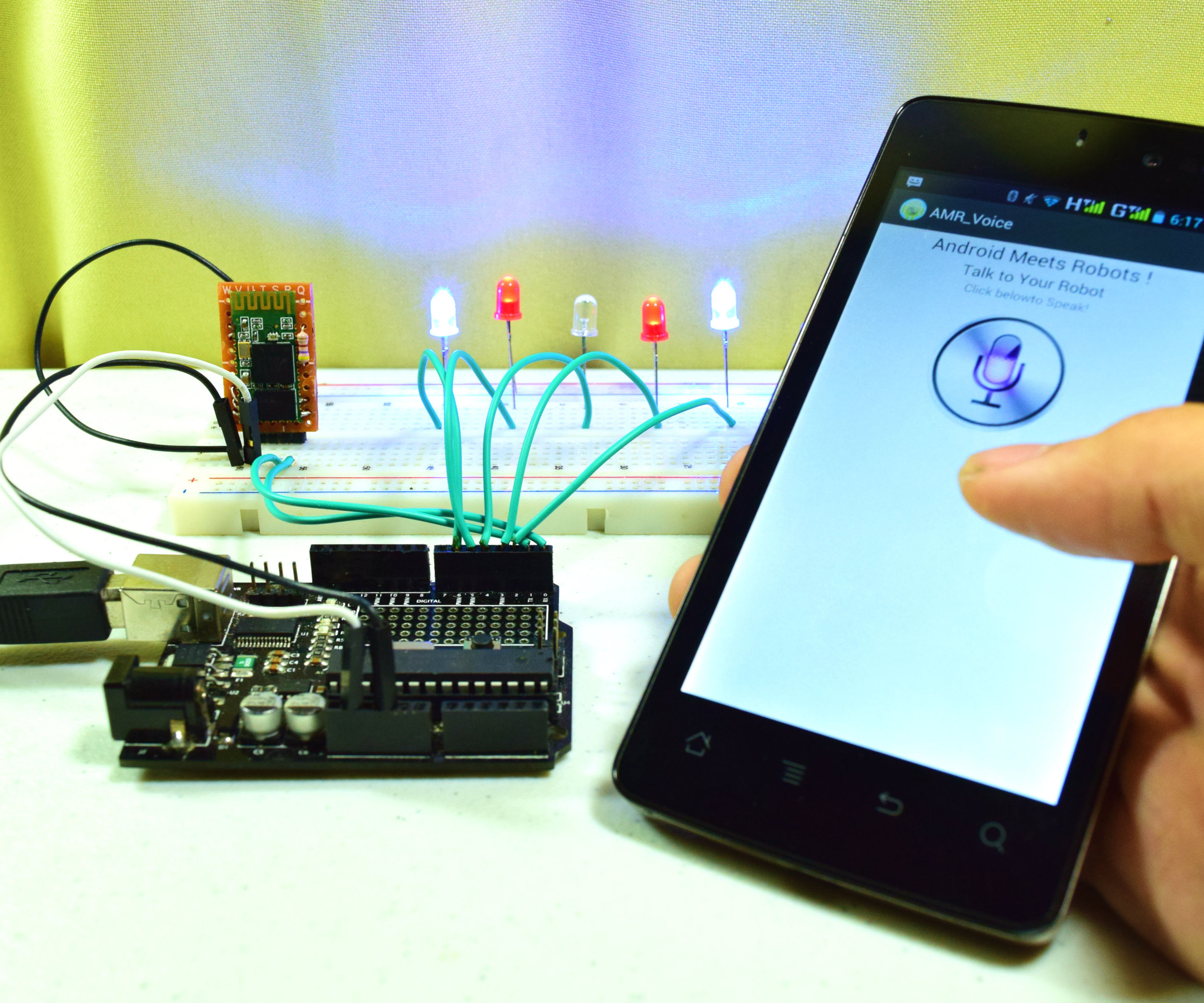 Voice Activated Arduino (Bluetooth + Android)