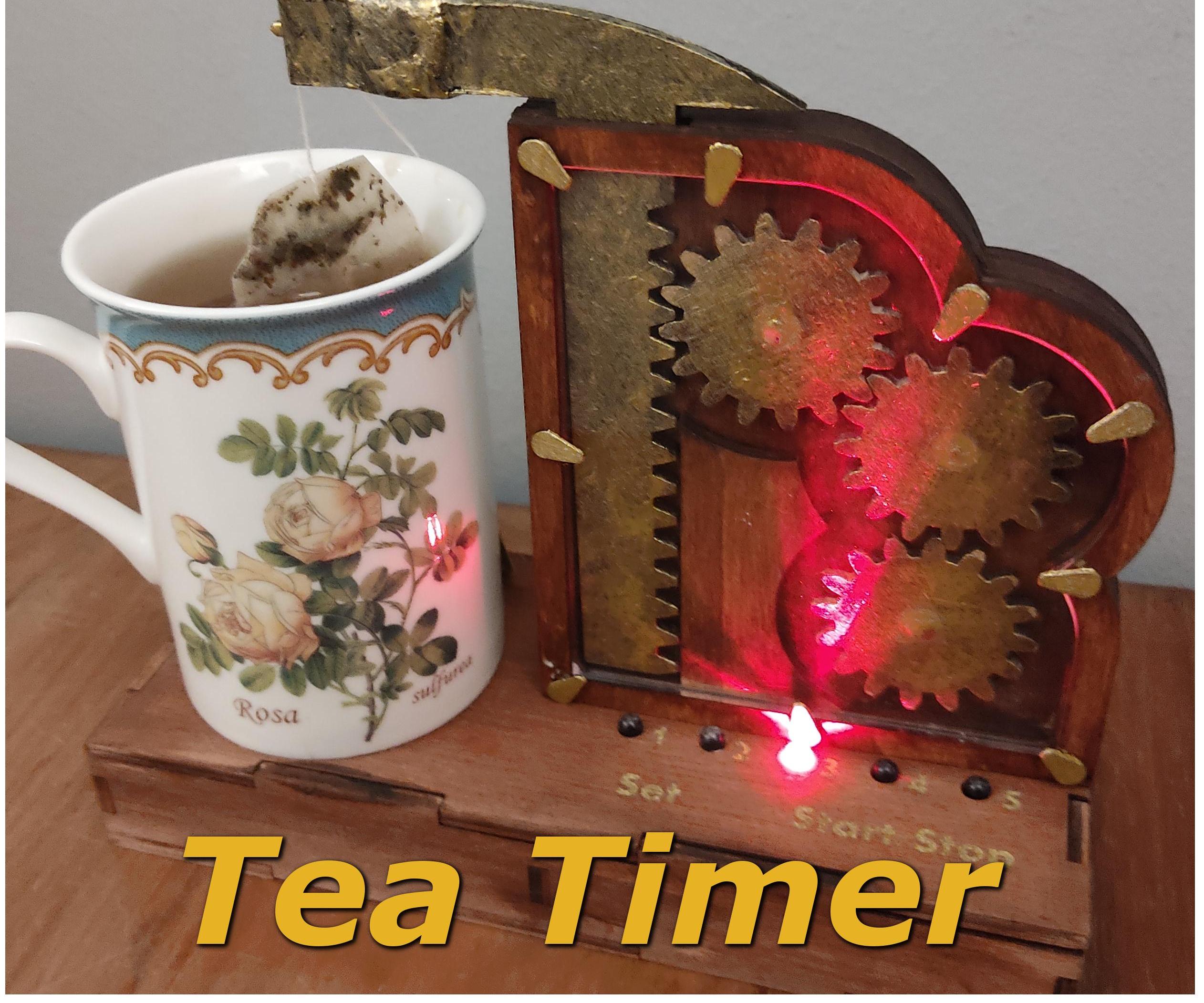 Tea Timer With an Automatic Teabag Remover