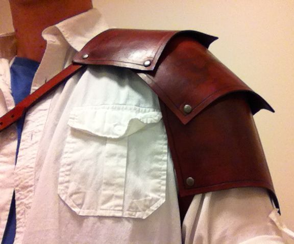 How to Make a Leather Pauldron (or Spaulder)