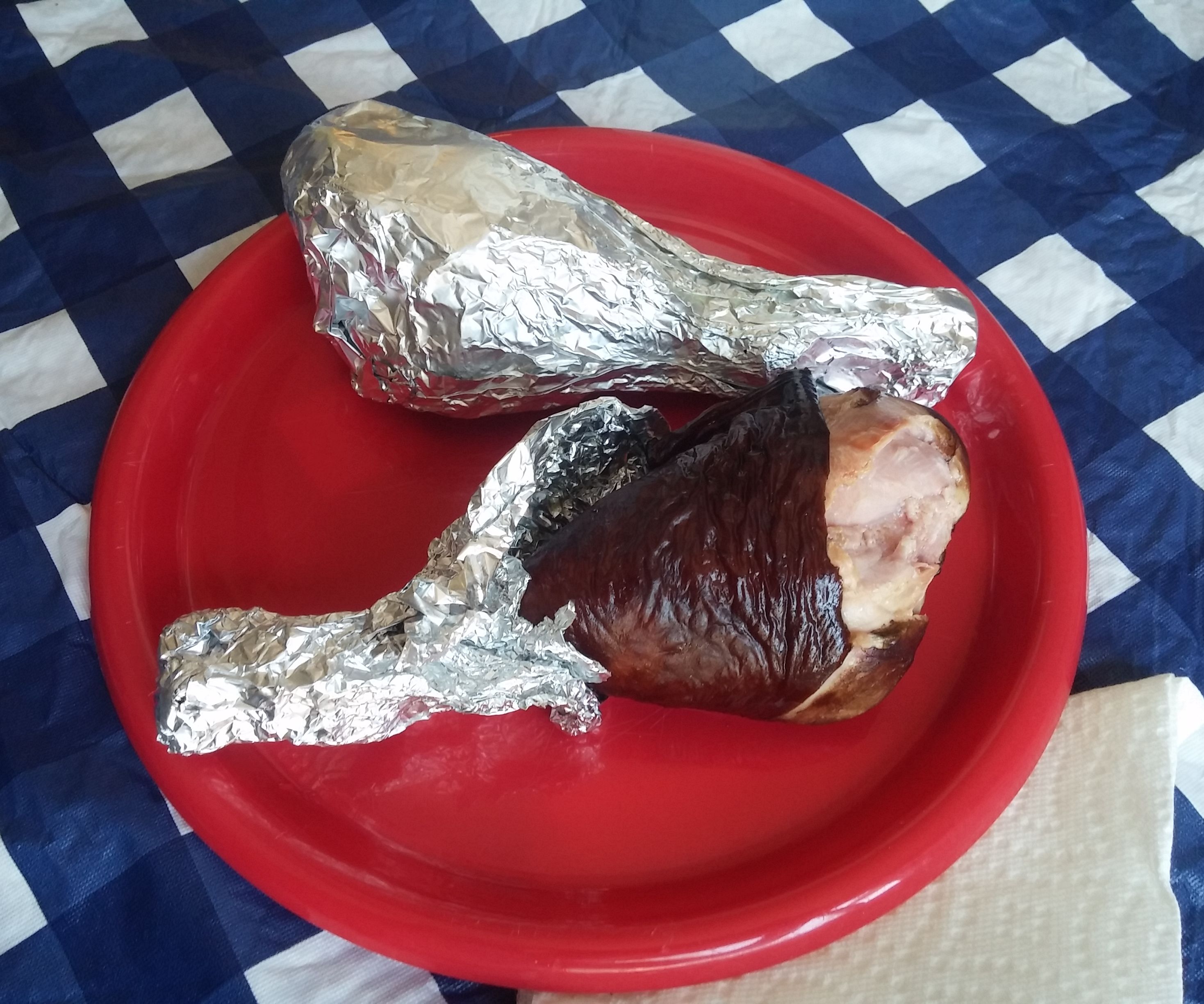 Smoked Turkey Legs, County Fair Style