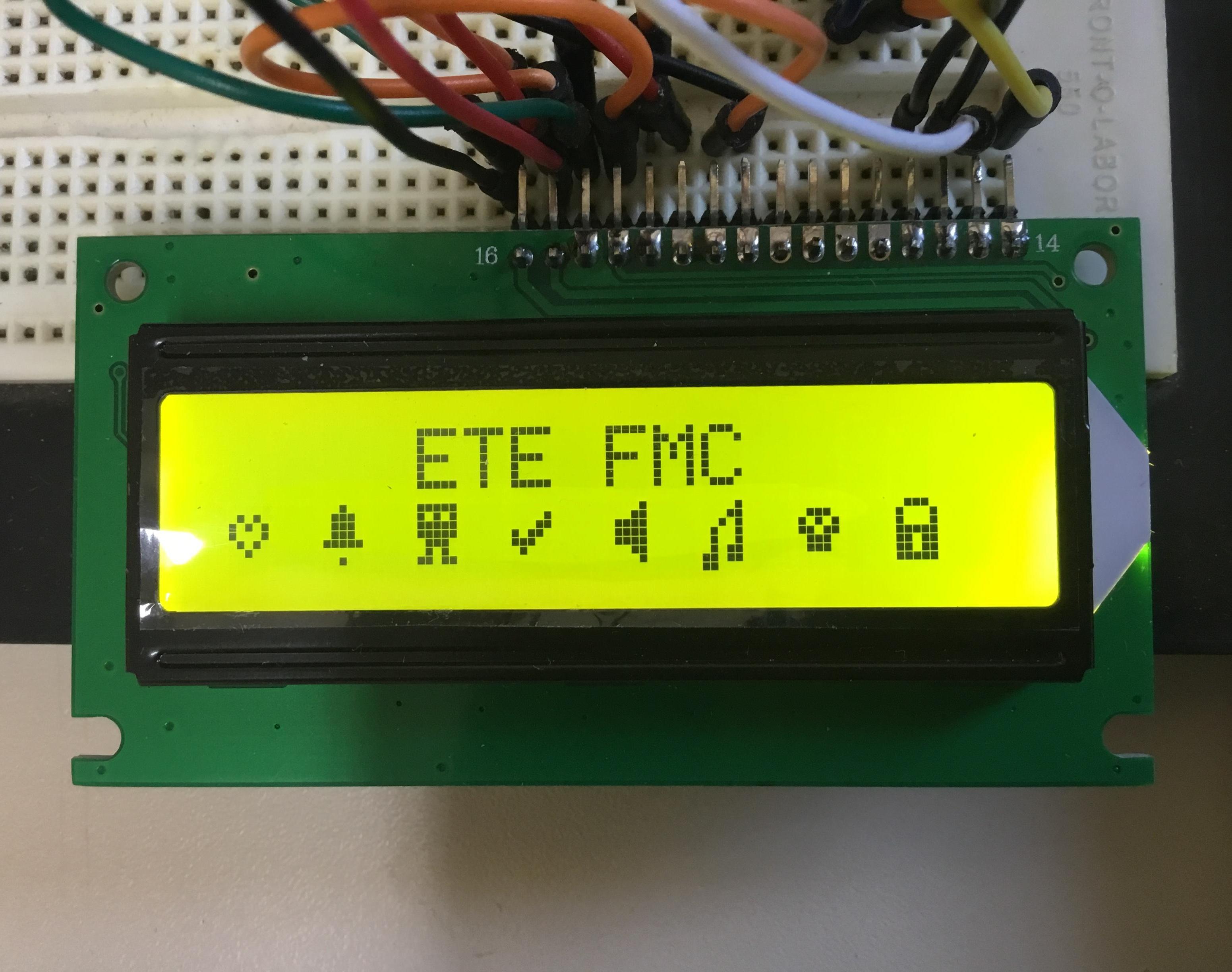 Criando icones com display LCD 16x2
