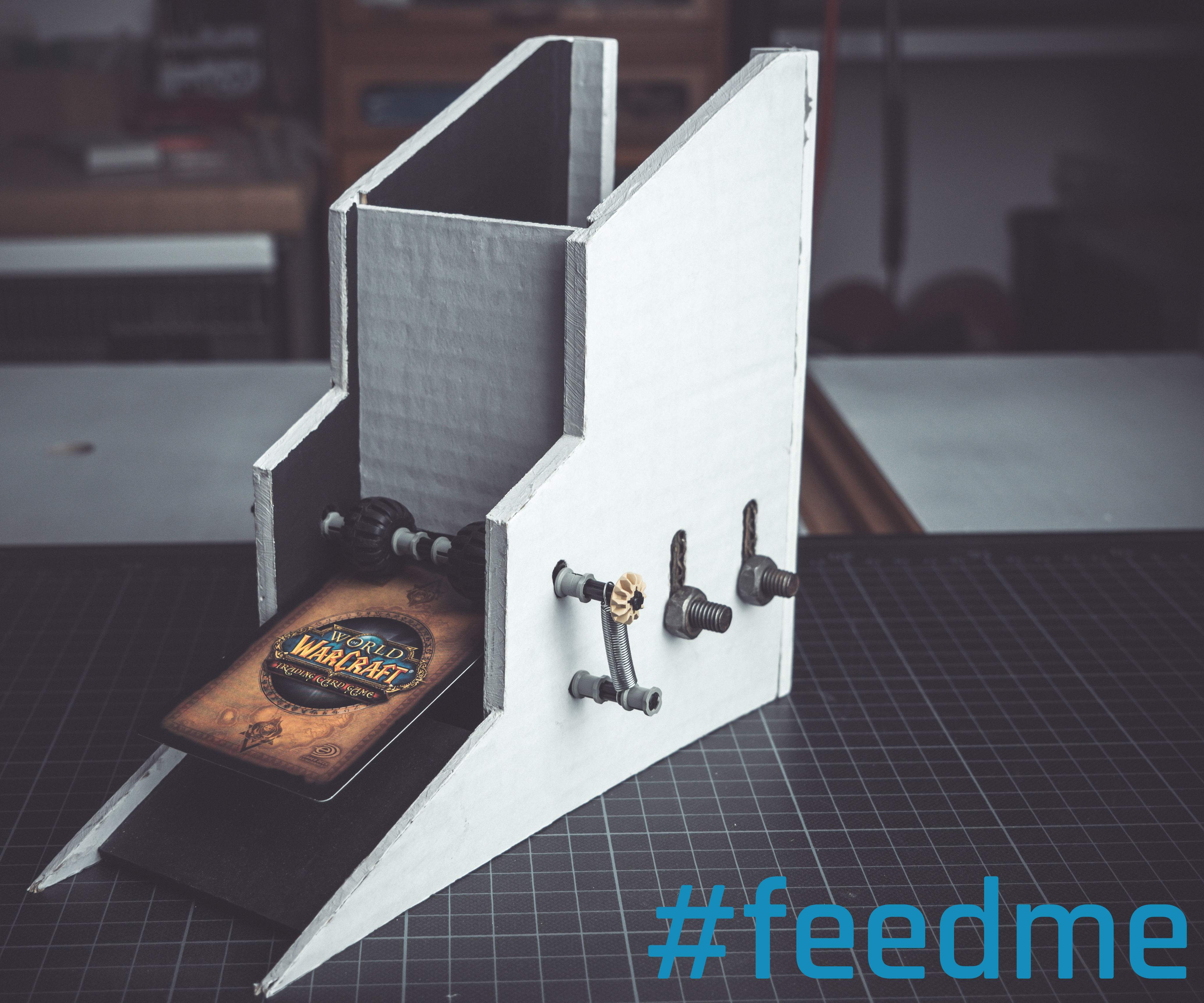 Card Feeder for a Trading Card Machine