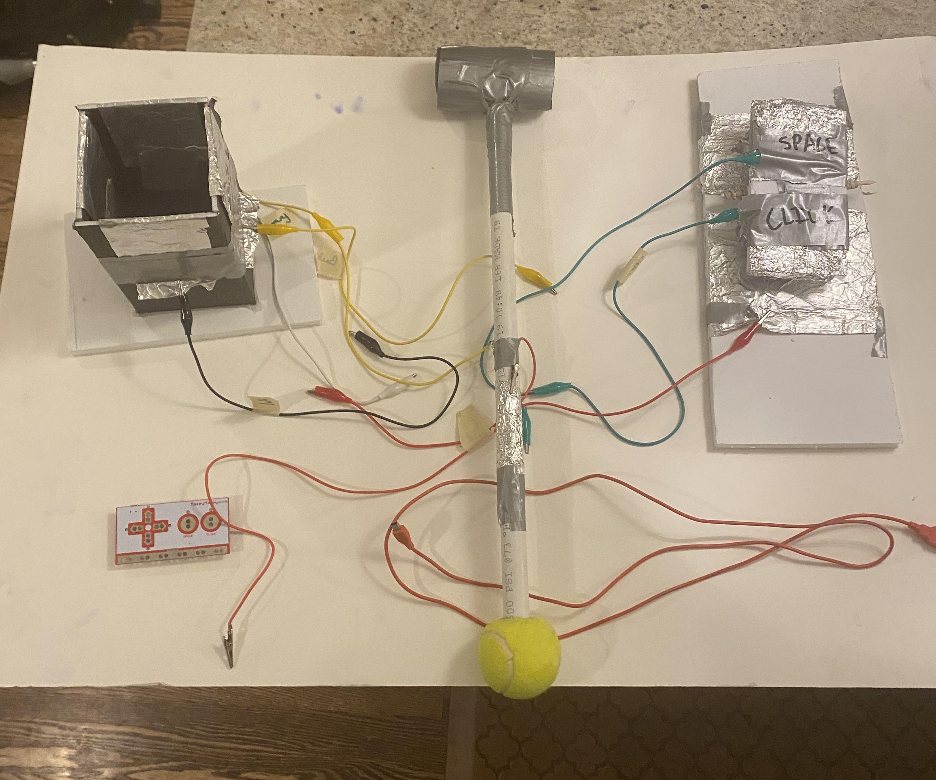 Makey Makey Gaming Controller Diplegia (Utilizes Both Hands)