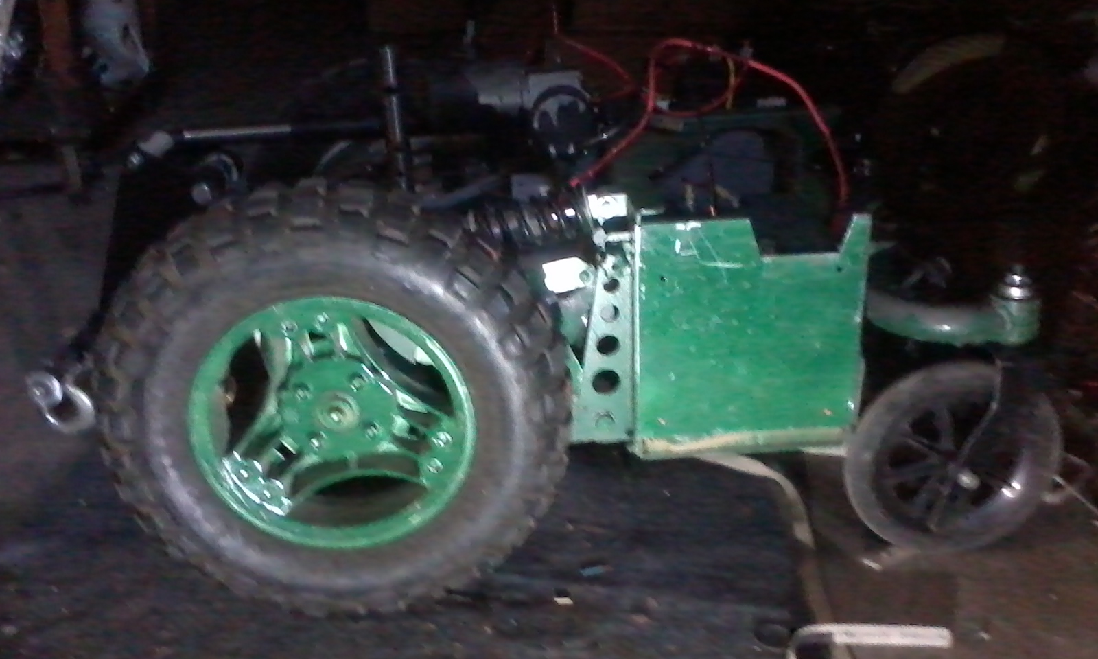Radio controled wheel chair  (The Beast)