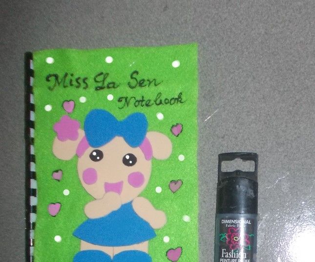 How to make Miss La Sen craft notebook