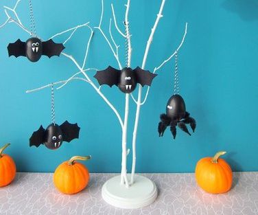 Halloween Bats and Spiders