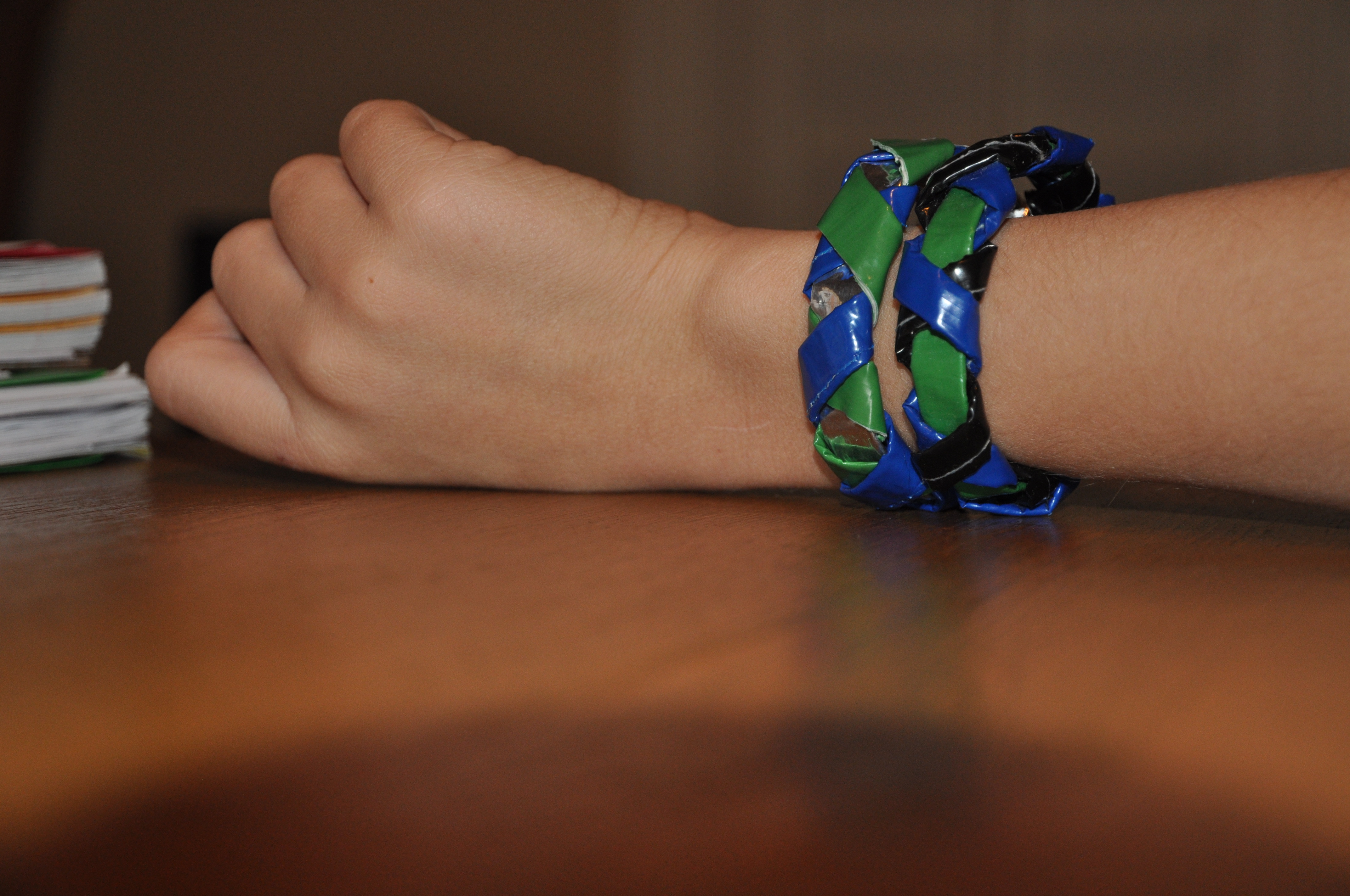 Woven Duct Tape Bracelet