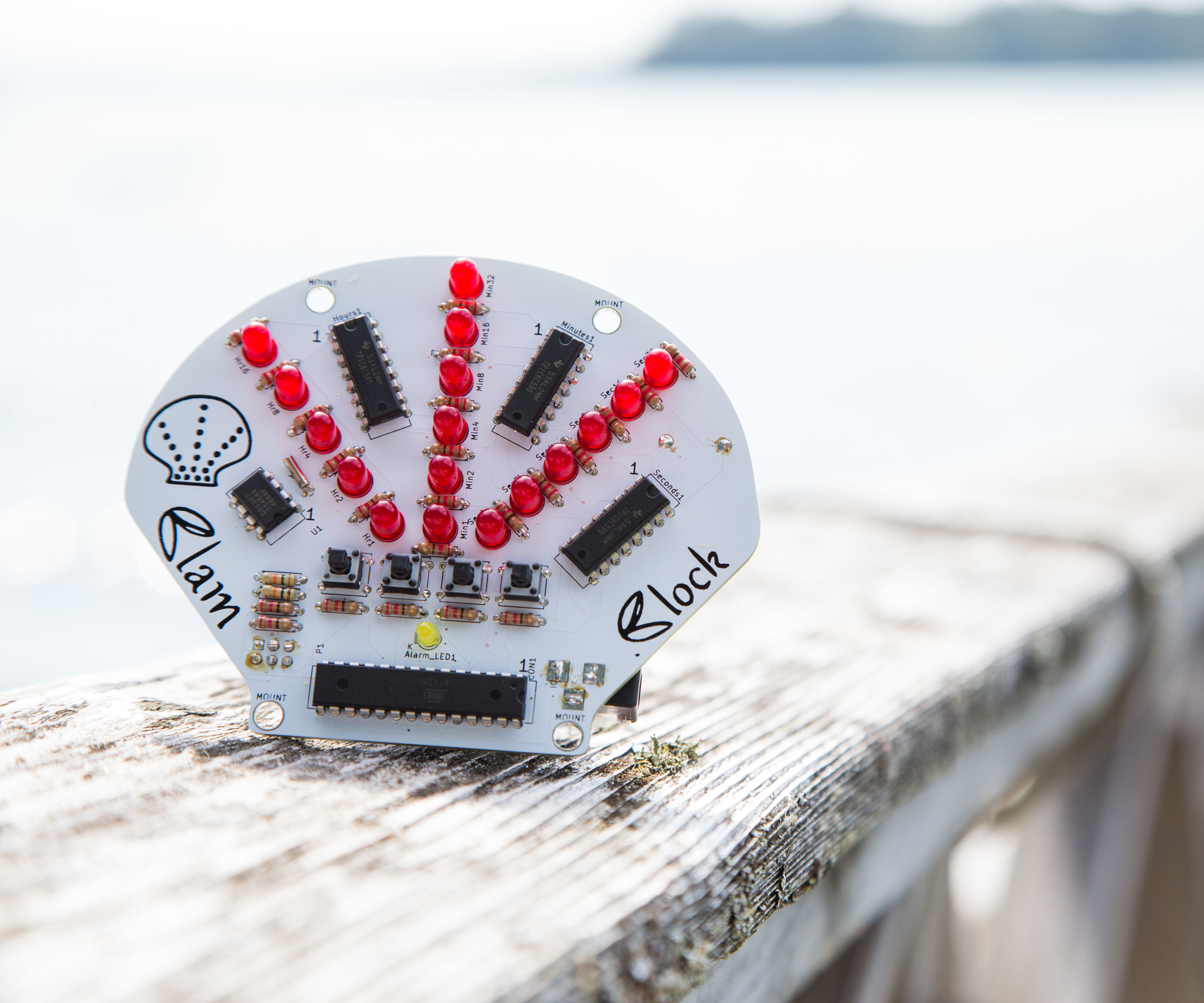 ClamClock - A Binary Timekeeper
