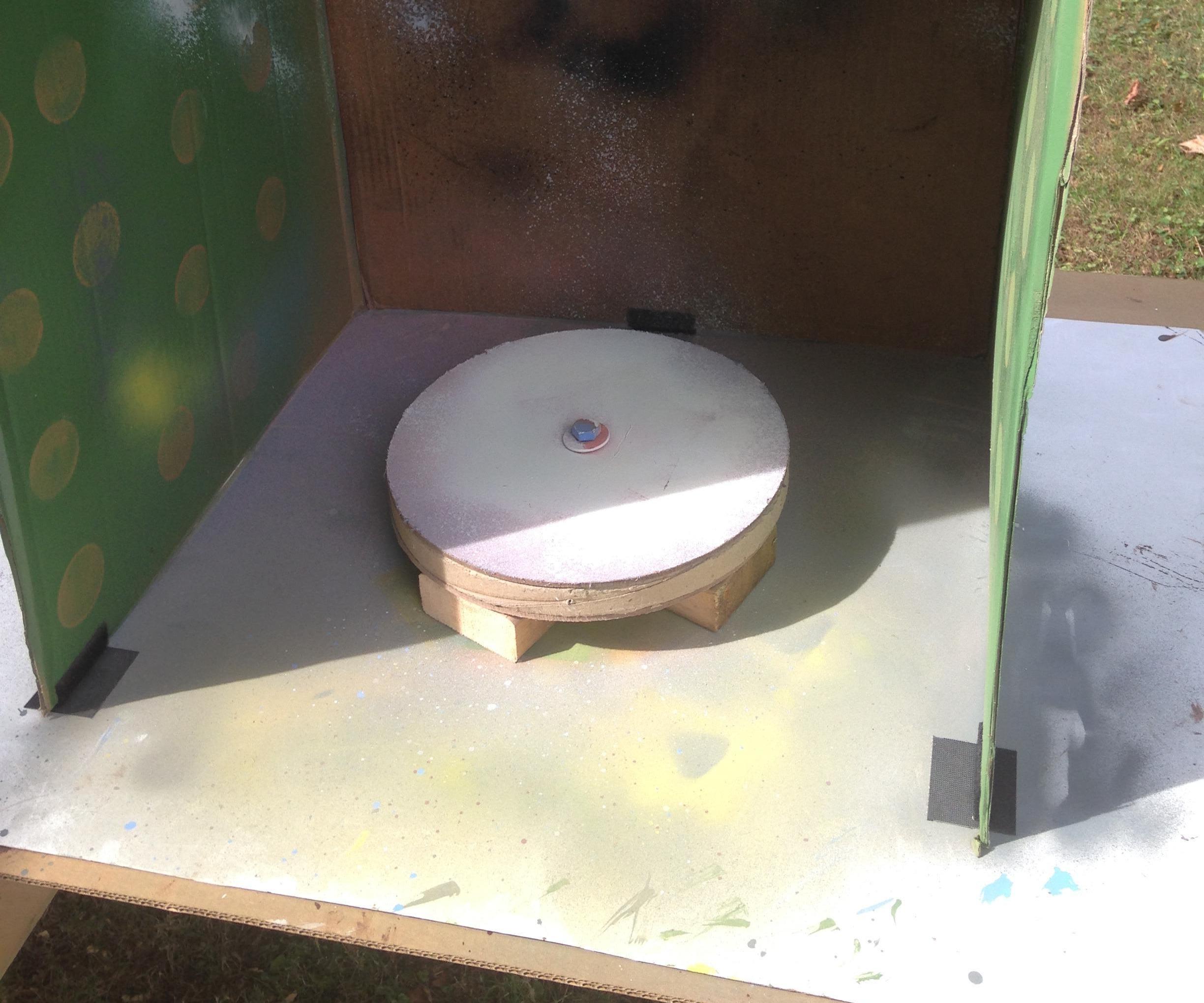 Paint Carosel & Collapsable Spray Booth