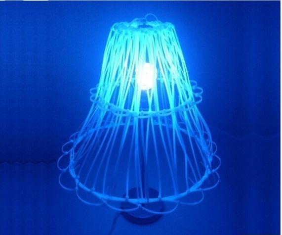 100% Zip Tie Lamp Shade