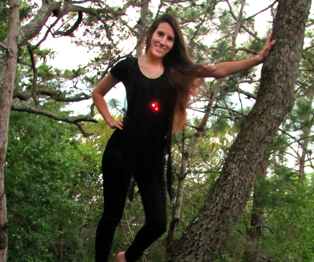 Flora Rainbow LED Shirt that is Motion Activated