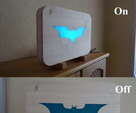 Glow in the Dark Batman Light