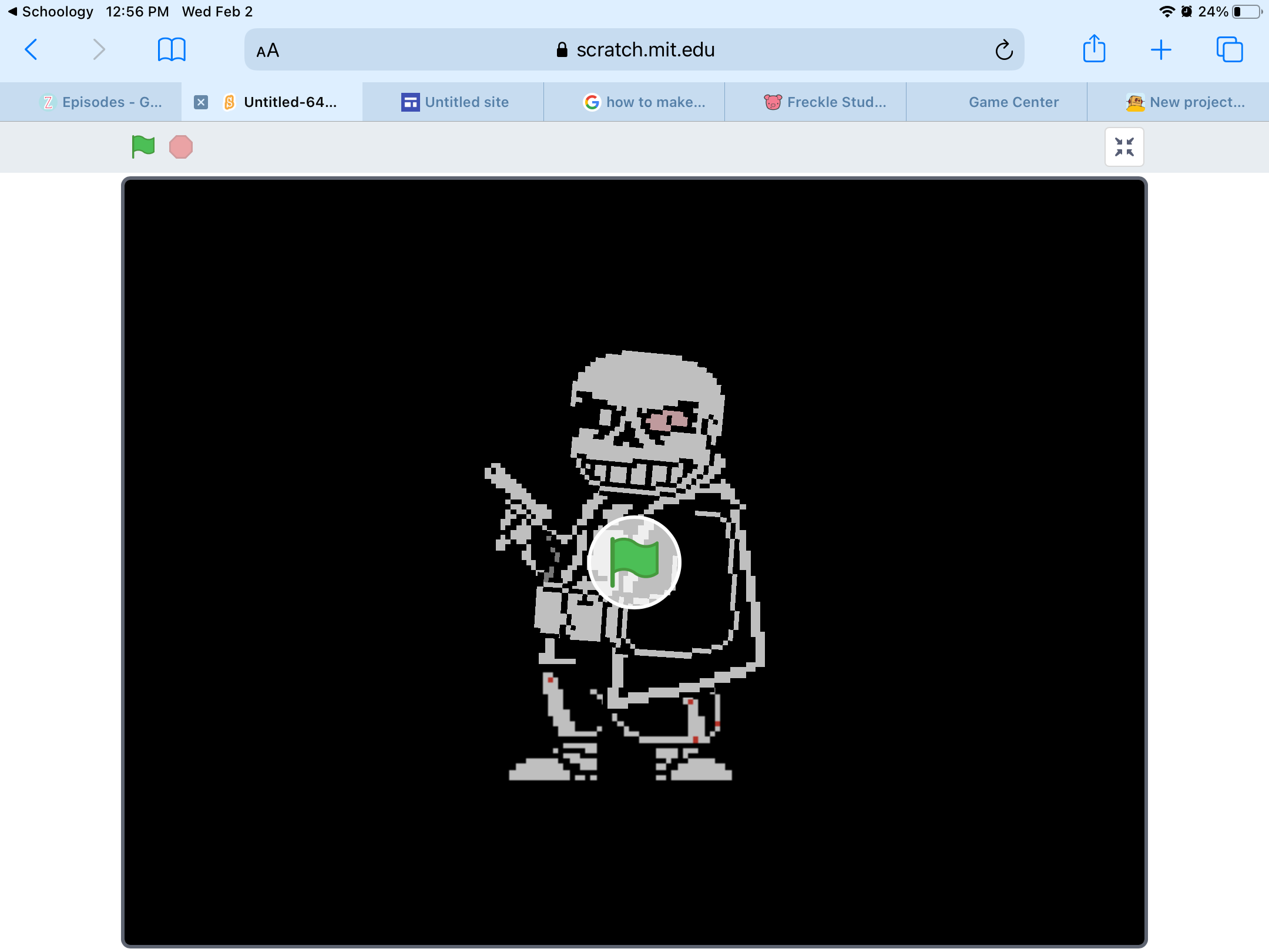 How to Make a Undertale Animation on Scratch 