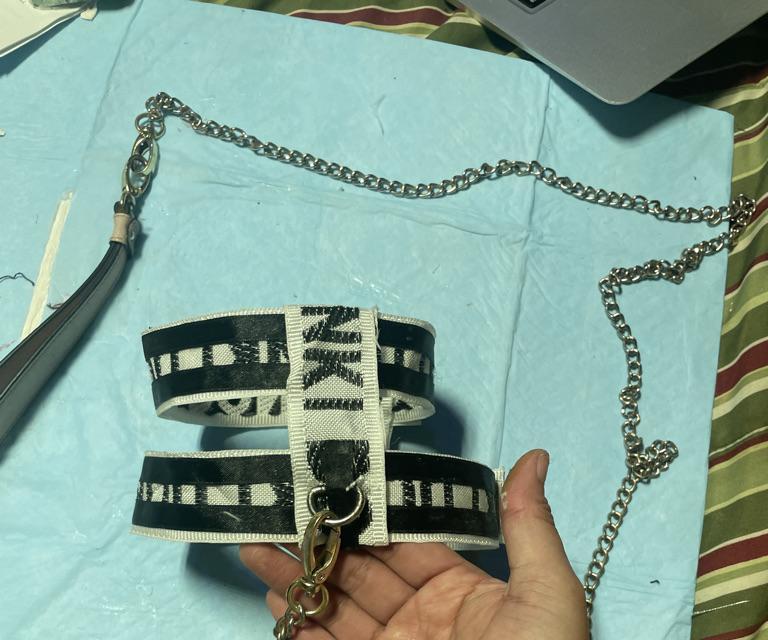 Small Pet Harness From Reusable Grocery Bags