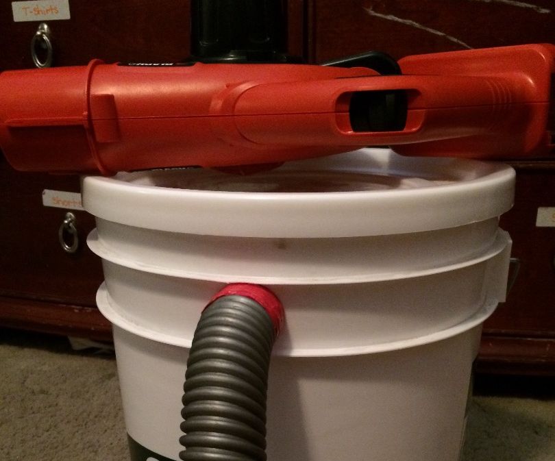 Homemade cordless shop vac 