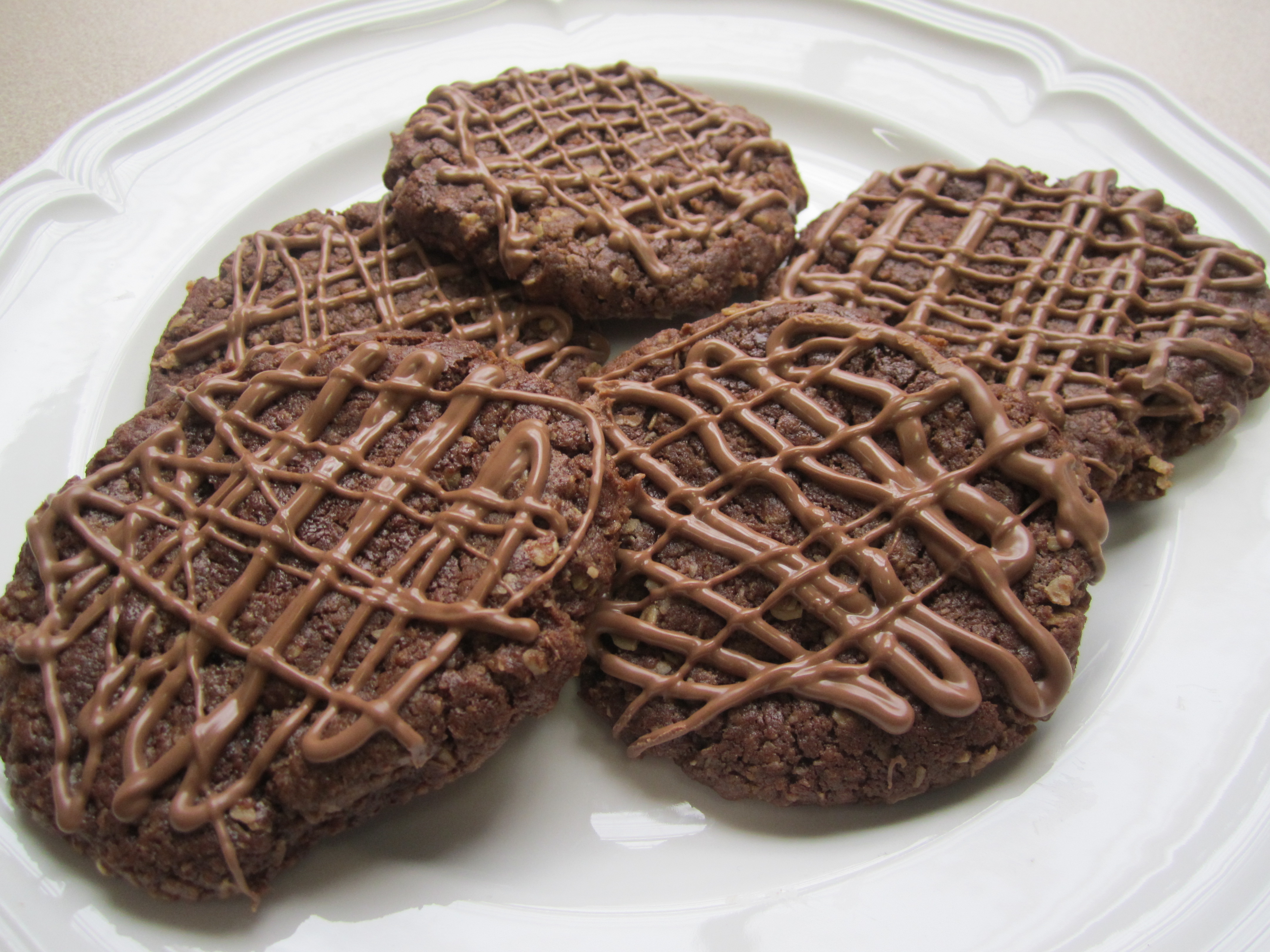 Chocolate Anzac Cookies