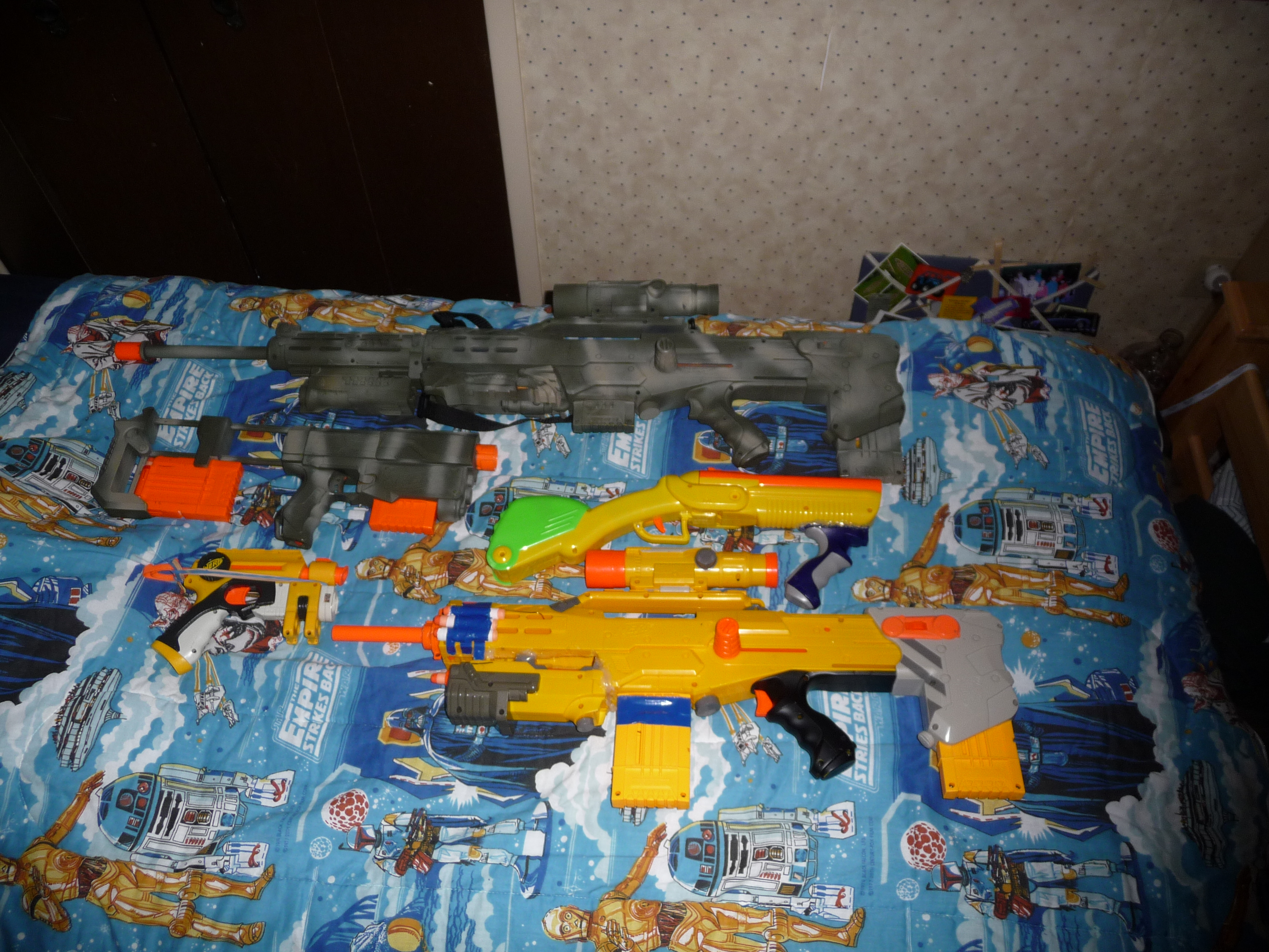 my nerf guns that have been modified