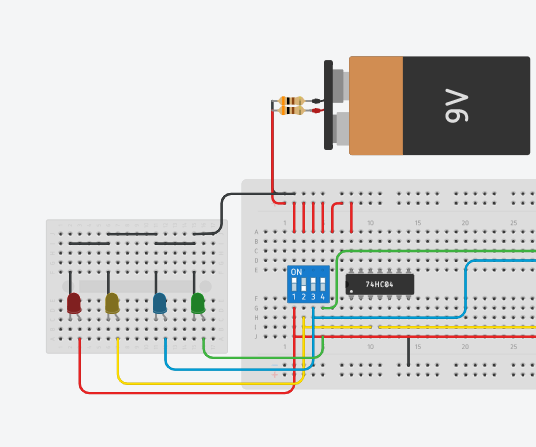 Breadboard Security Lock W/ AOI Logic