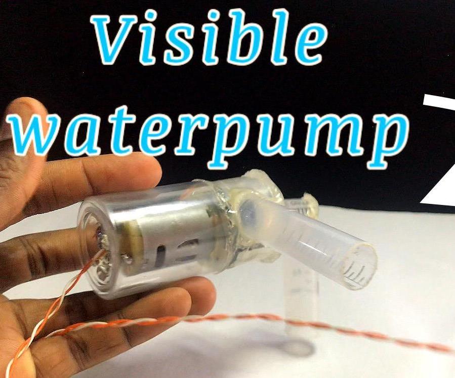 How to Make a Visible Water Pump 