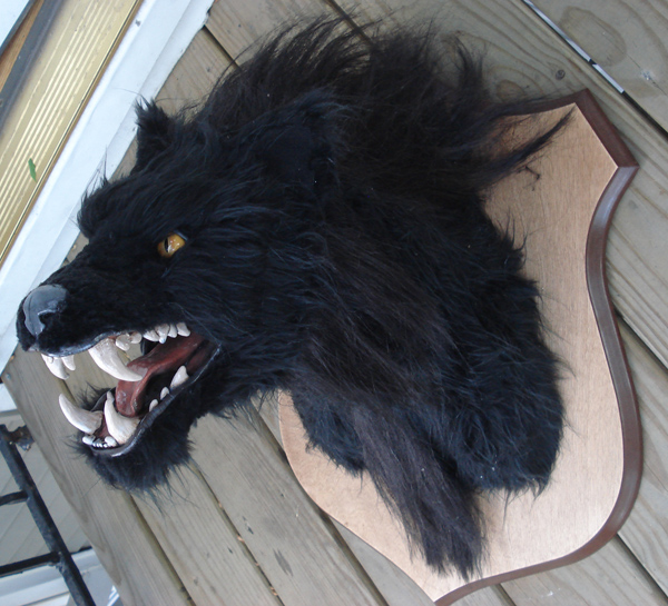 Halloween Decor Werewolf Head