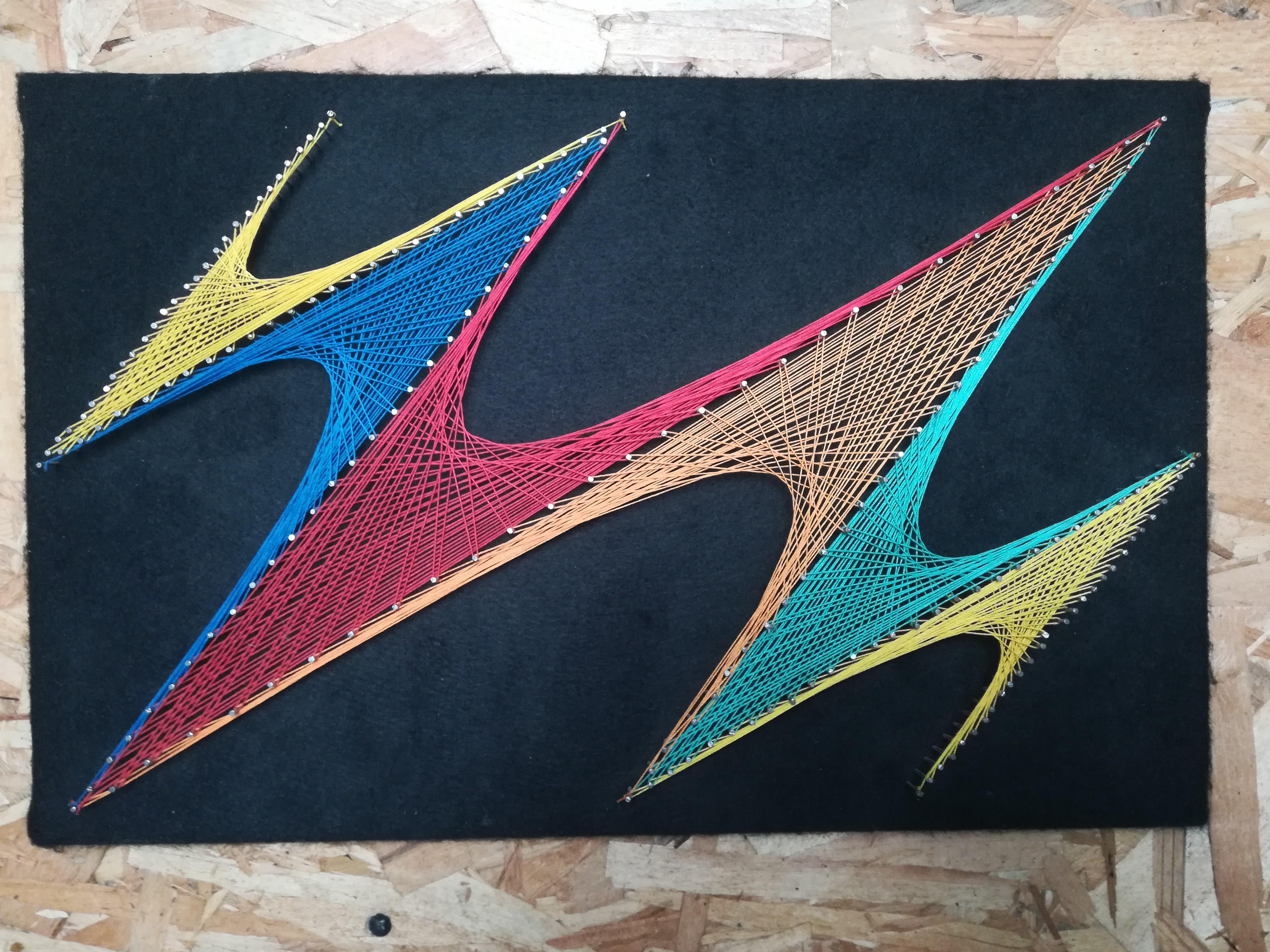 String and Nail Artwork