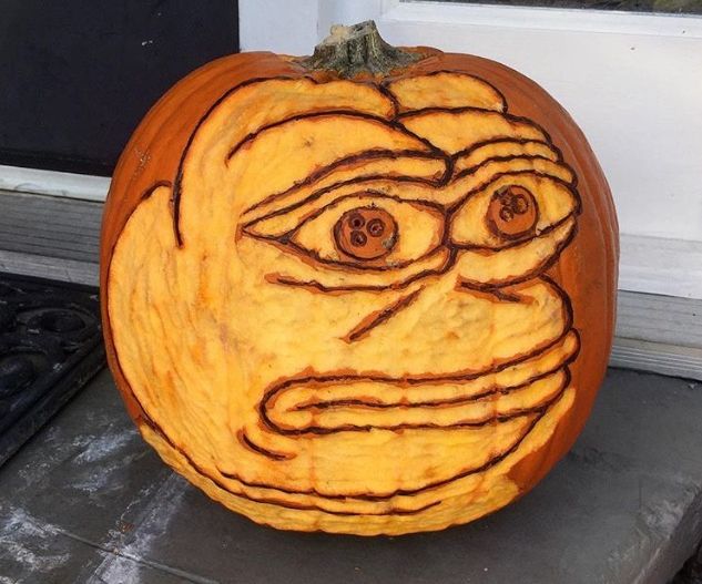 Pepe the Frog Pumpkin